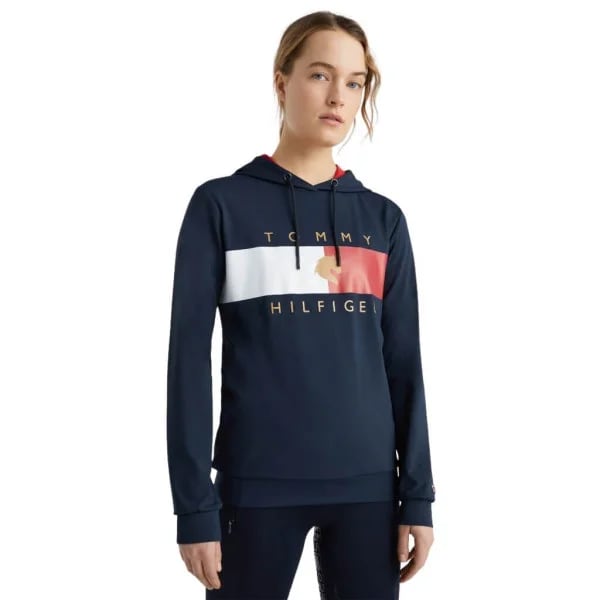 【2023SS】スウェットパーカー フラッグ レディース Tommy Hilfiger Equestrian