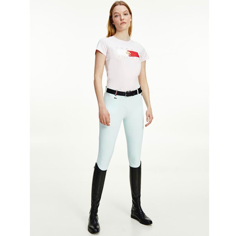 乗馬用レディースTシャツ Tommy Hilfiger Equestrian ダークブルー・レッド・ピンク・ライトブルー