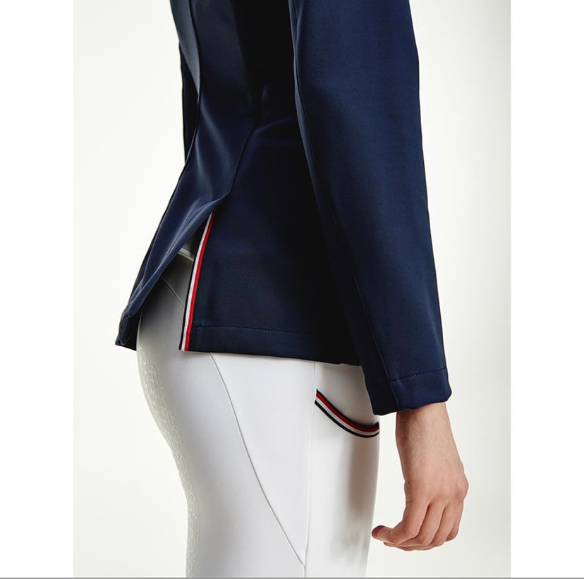 ショージャケット レディース じょうらん Tommy Hilfiger Equestrian ダークブルー・スカイブルー