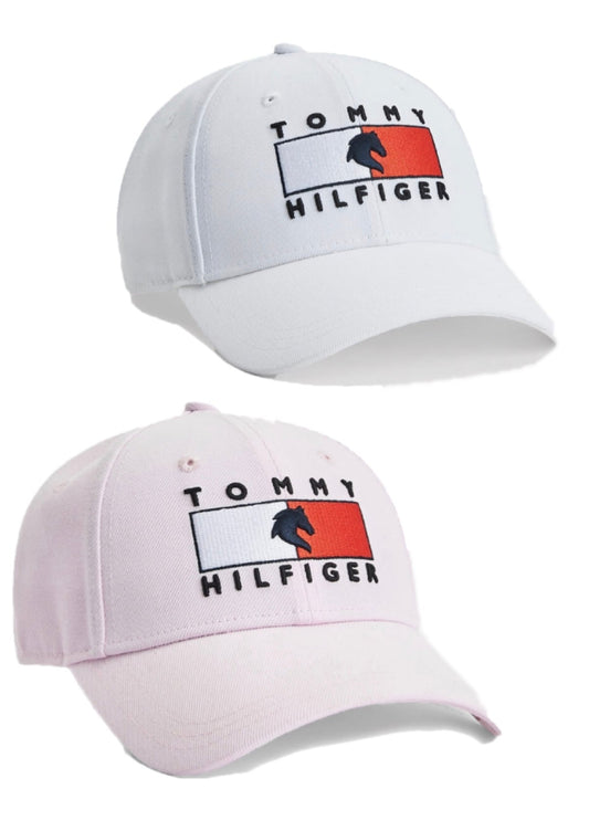 乗馬用キャップ レディース Tommy Hilfiger Equestrian ピンク/ホワイト