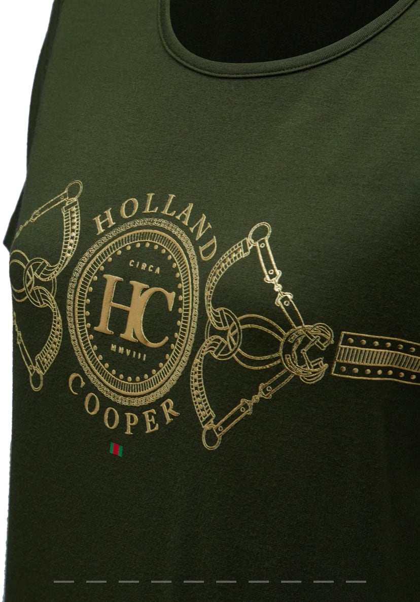 【即日配送】Holland Cooper ロゴTシャツ レディース ブラック・カーキ