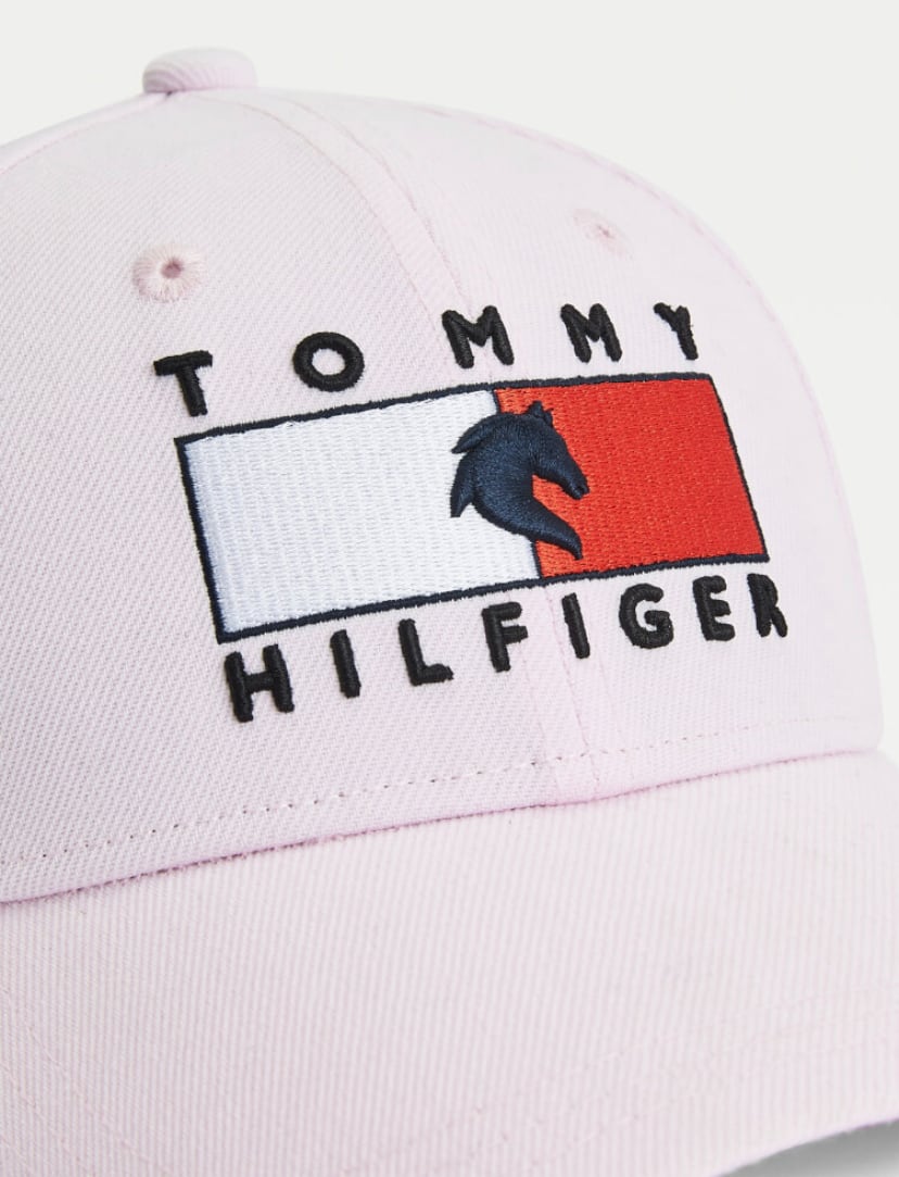 乗馬用キャップ レディース Tommy Hilfiger Equestrian ピンク/ホワイト