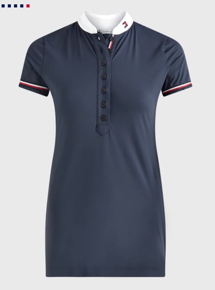 競技用シャツ 半袖 レディース ショーシャツ 2022SS Tommy Hilfiger Equestrian