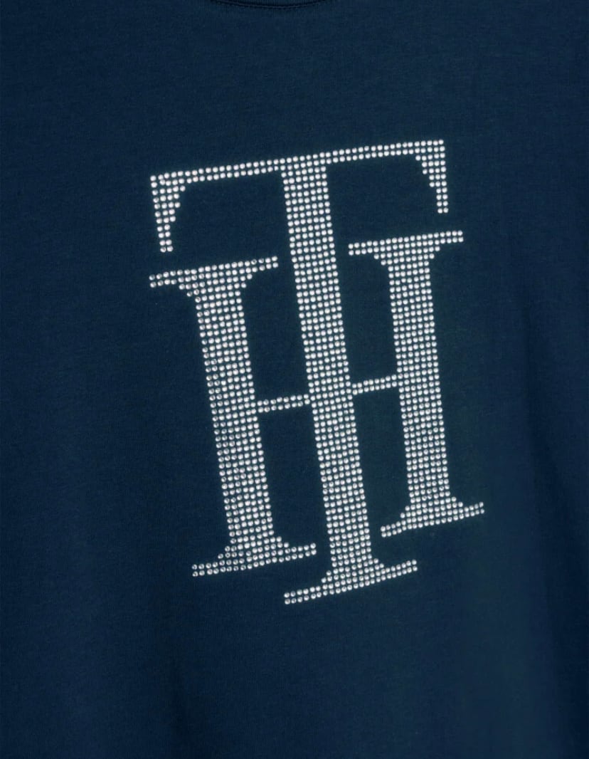 【2023SS】ラインストーン Tシャツ レディース Tommy Hilfiger Equestrian