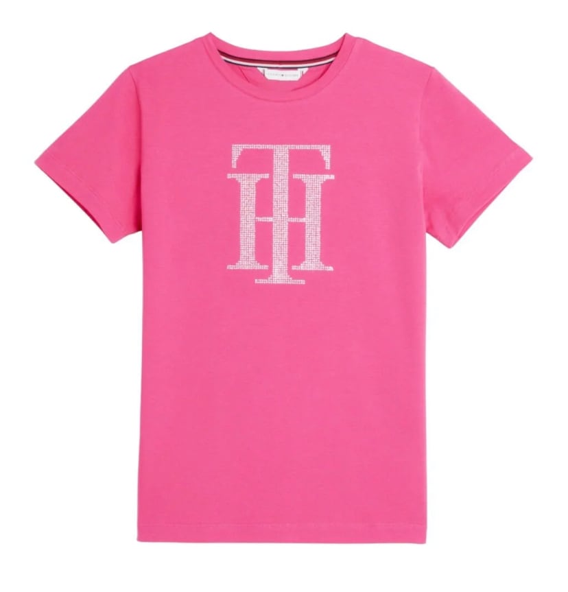 【2023SS】ラインストーン Tシャツ レディース Tommy Hilfiger Equestrian