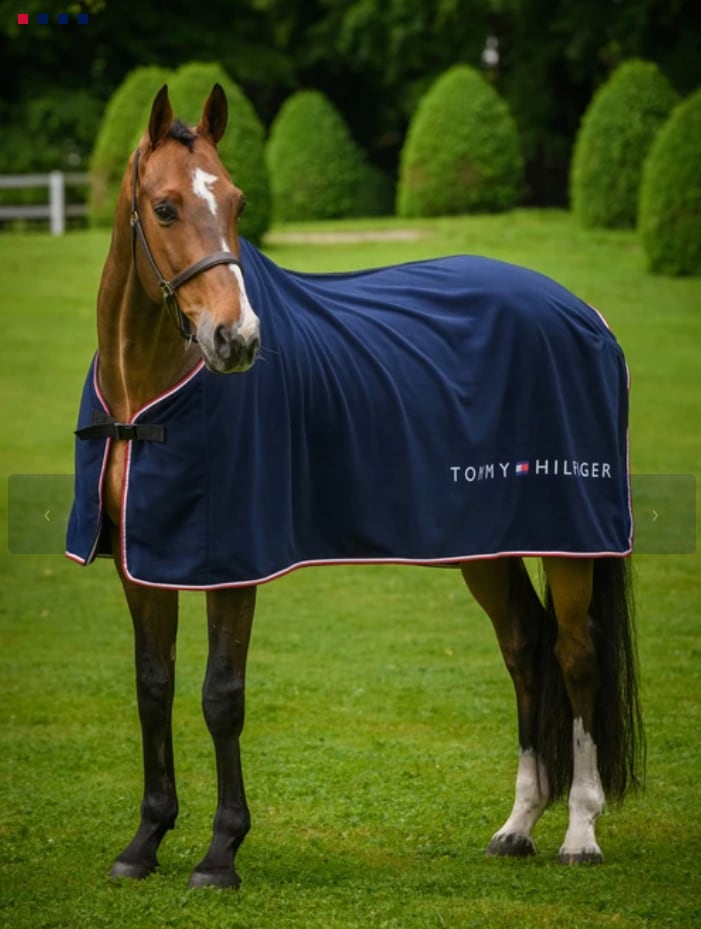 フリース馬着 ネイビー Tommy Hillfiger Equestrian