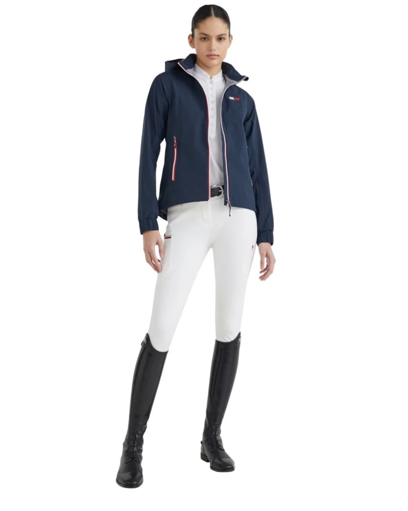 防水乗馬用レインコート レディース Tommy Hilfiger Equestrian ダークブルー