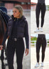 レディース乗馬用キュロット 4Wayストレッチ素材 エスプレッソ ニー/フルグリップ Bullet Equestrian design