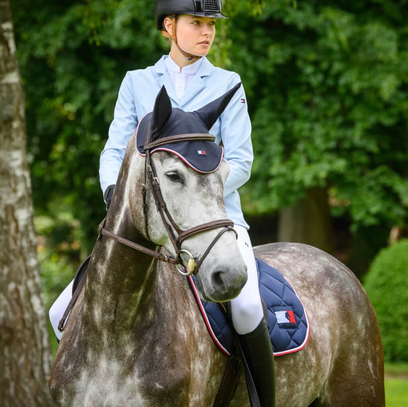 乗馬用ゼッケン 障害 馬場 Tommy Hillfiger Equestrian ネイビー｜乗馬用品店レクシア