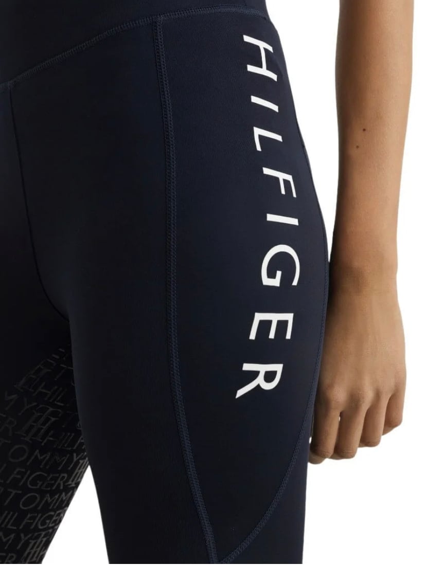 夏用乗馬レギンス フルグリップ レディース Tommy Hilfiger Equestrian ダークブルー