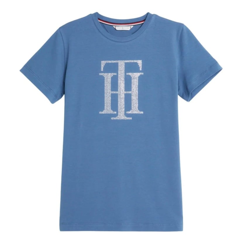 【2023SS】ラインストーン Tシャツ レディース Tommy Hilfiger Equestrian