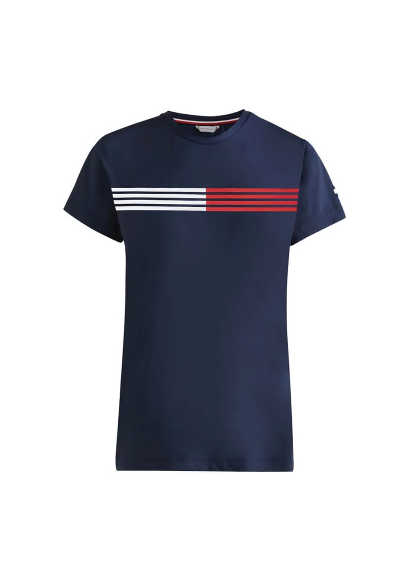 乗馬用エコパフォーマンスTシャツ レディース 半袖 Tommy Hilfiger Equestrian 2022AW