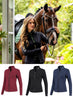 防水ソフトシェルジャケット ブラック・ブルー・レッド レディース Mrs Ros Equestrian