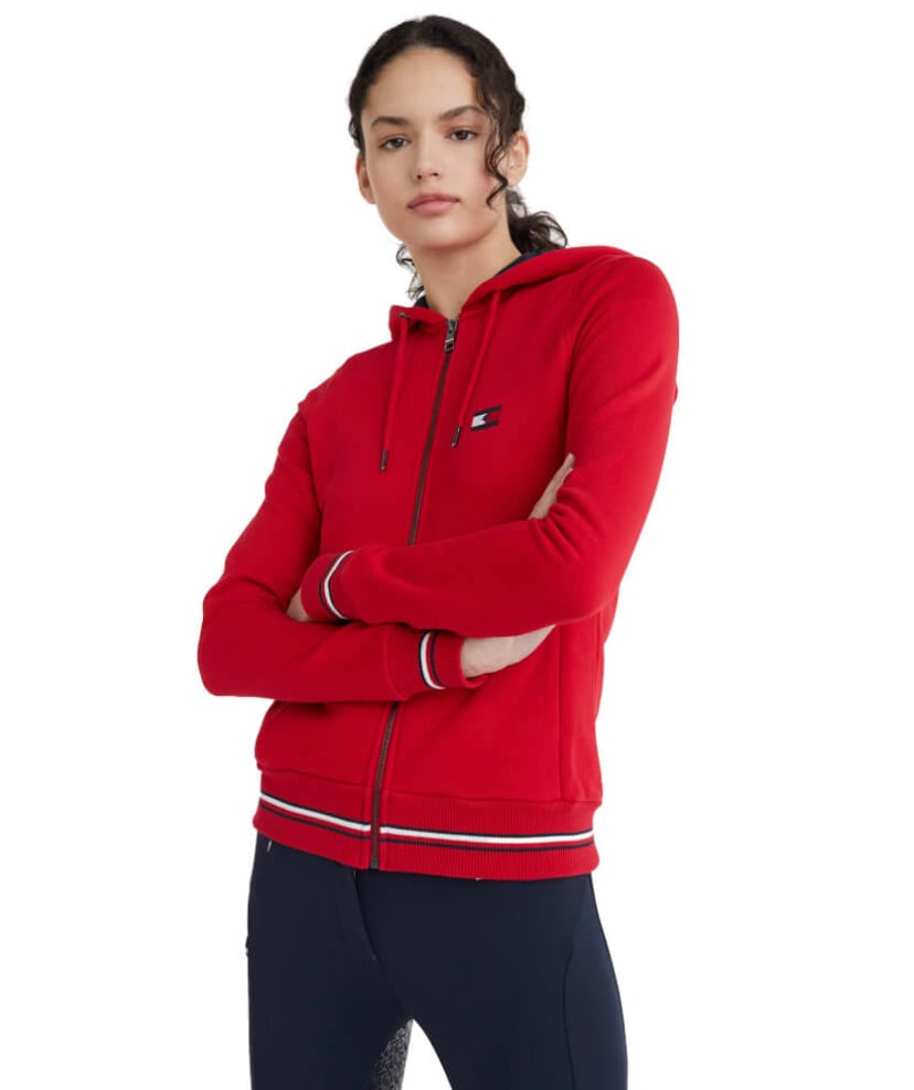 スウェットジップパーカー レディース Tommy Hilfiger Equestrian 2022SS