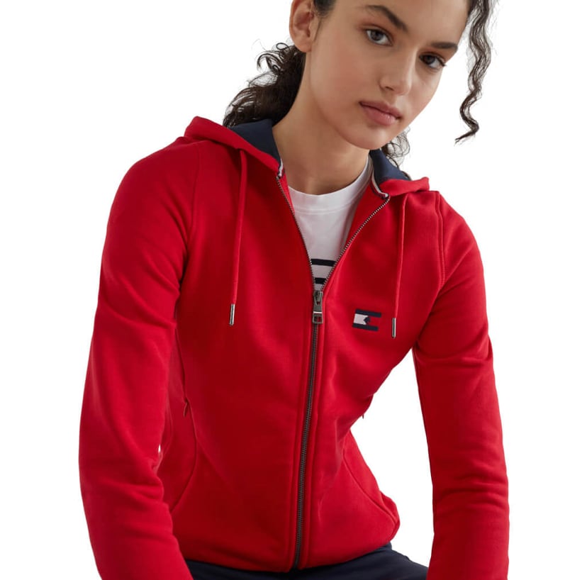 スウェットジップパーカー レディース Tommy Hilfiger Equestrian 2022SS｜乗馬用品店レクシア