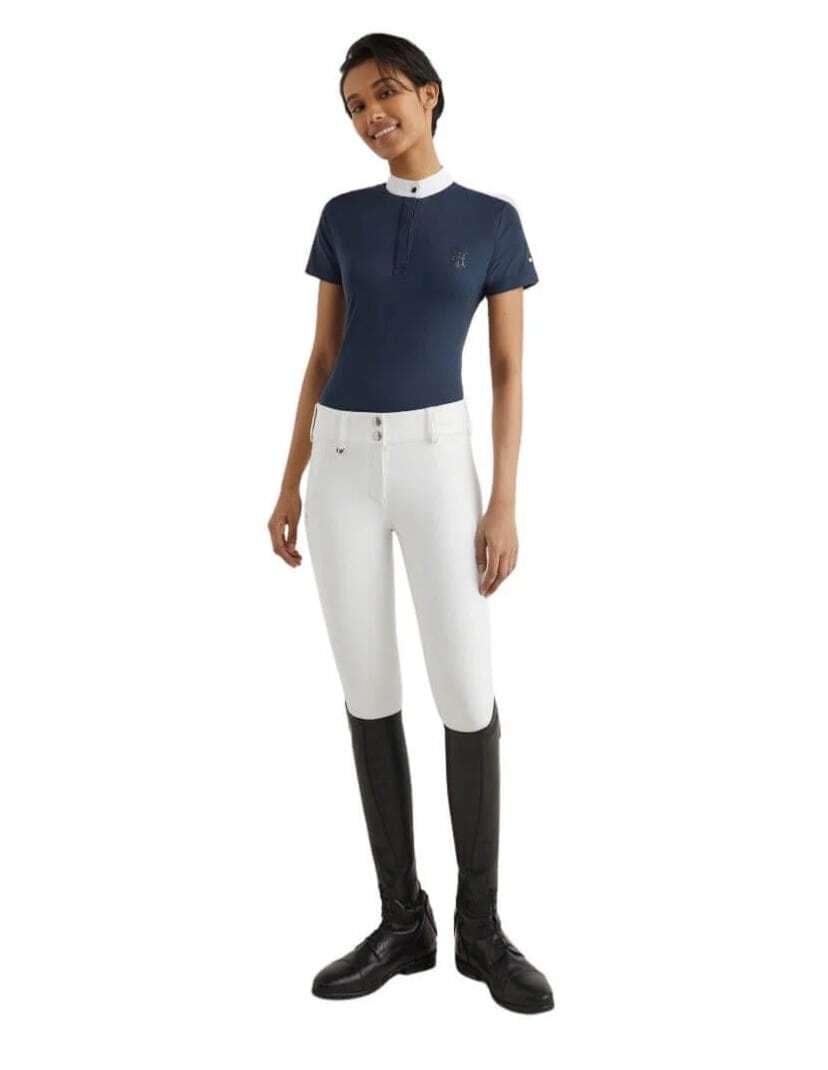 フレッシュエア競技用シャツ ラインストーン レディース Tommy Hilfiger Equestrian ショーシャツ