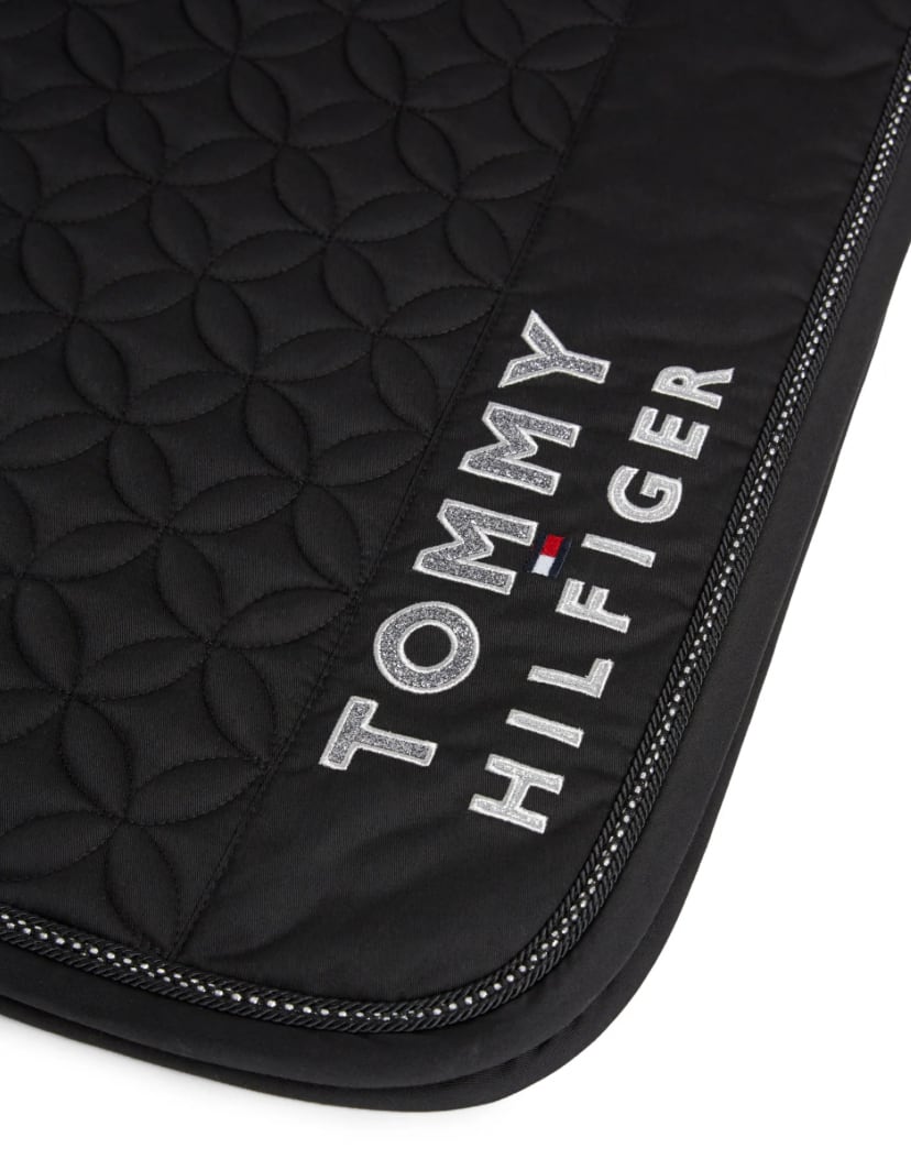 ワッフルキルティングゼッケン ネイビー ブラック 障害用 Tommy Hillfiger Equestrian