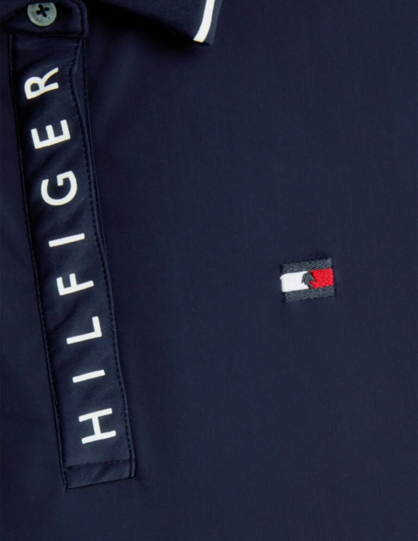 レディース乗馬用ポロシャツ 半袖 速乾素材 Tommy Hilfiger Equestrian