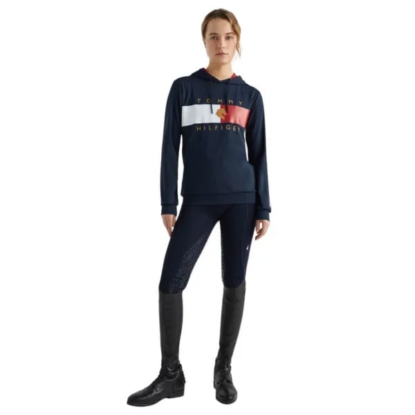 【2023SS】スウェットパーカー フラッグ レディース Tommy Hilfiger Equestrian