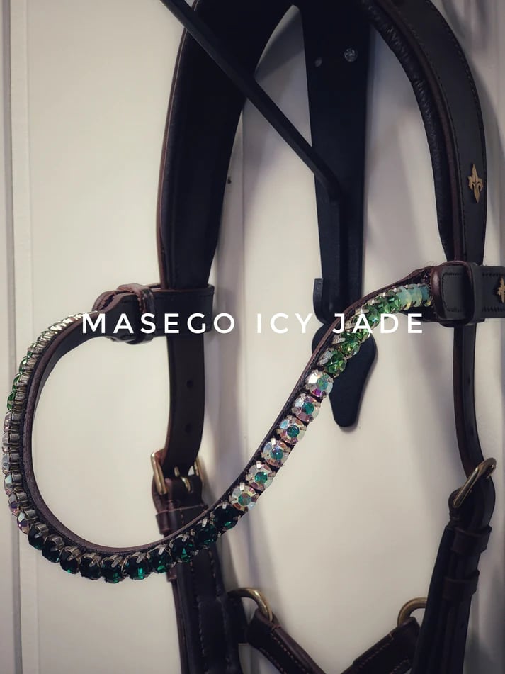 スワロフスキー額革 翡翠 Masego