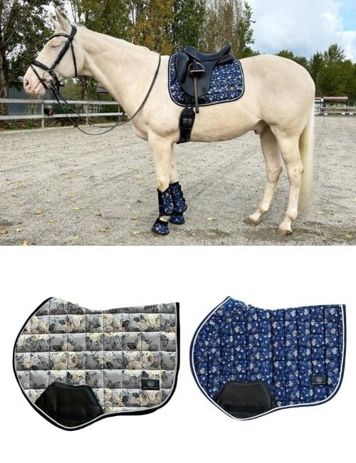 ローズプリントゼッケン 障害 馬場  Rebel Equestrian