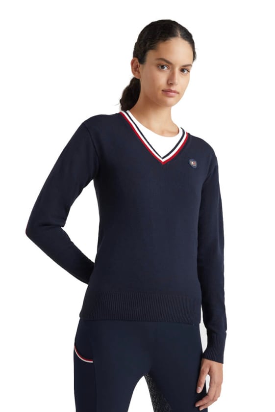 乗馬用レディースセーター 2022AWコレクション Tommy Hilfiger Equestrian