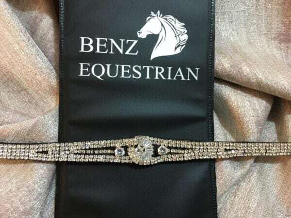 シルバークリアスワロフスキー額革 Benz Equestrian