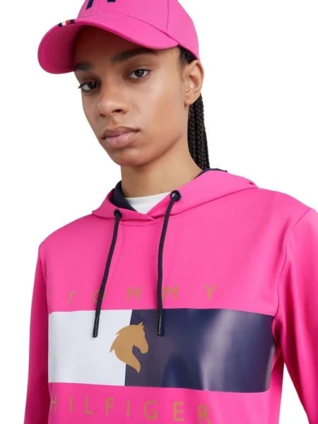 【2023SS】スウェットパーカー フラッグ レディース Tommy Hilfiger Equestrian