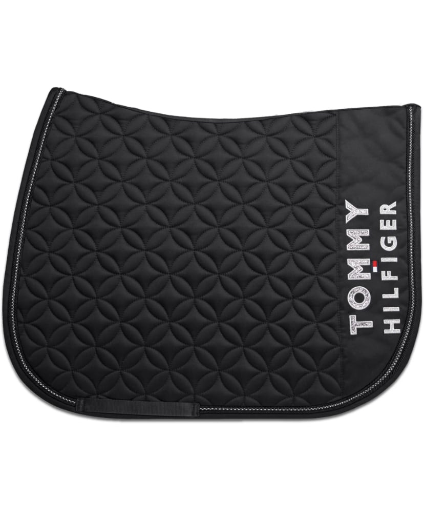 ワッフルキルティングゼッケン ネイビー ブラック 障害用 Tommy Hillfiger Equestrian