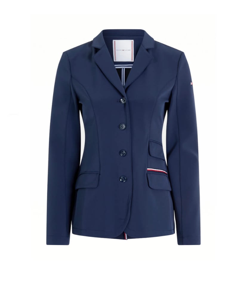 ショージャケット レディース じょうらん Tommy Hilfiger Equestrian ダークブルー・スカイブルー