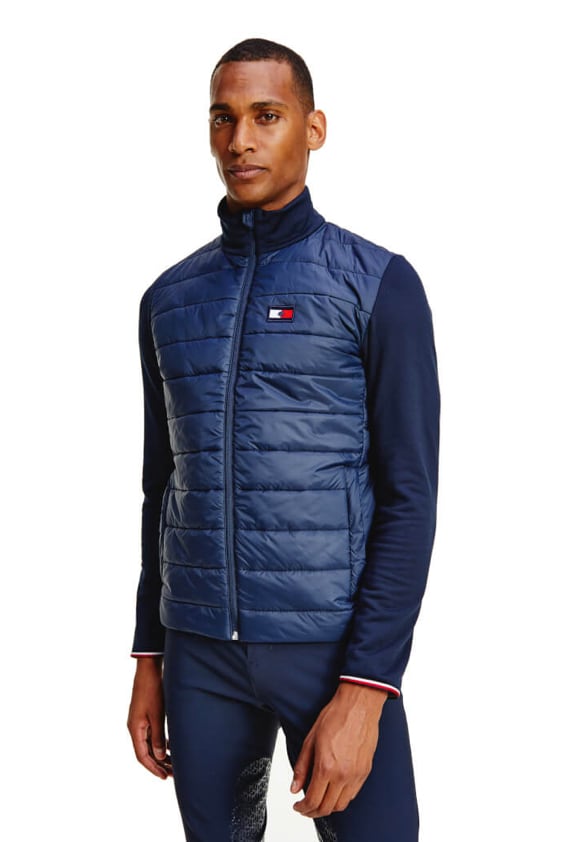 乗馬用ジャケット メンズ Tommy Hilfiger Equestrian ダークブルー・ブロックウッド