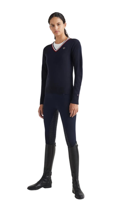 乗馬用レディースセーター 2022AWコレクション Tommy Hilfiger Equestrian