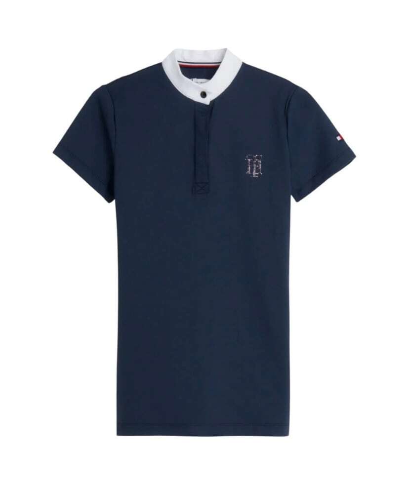 フレッシュエア競技用シャツ ラインストーン レディース Tommy Hilfiger Equestrian ショーシャツ